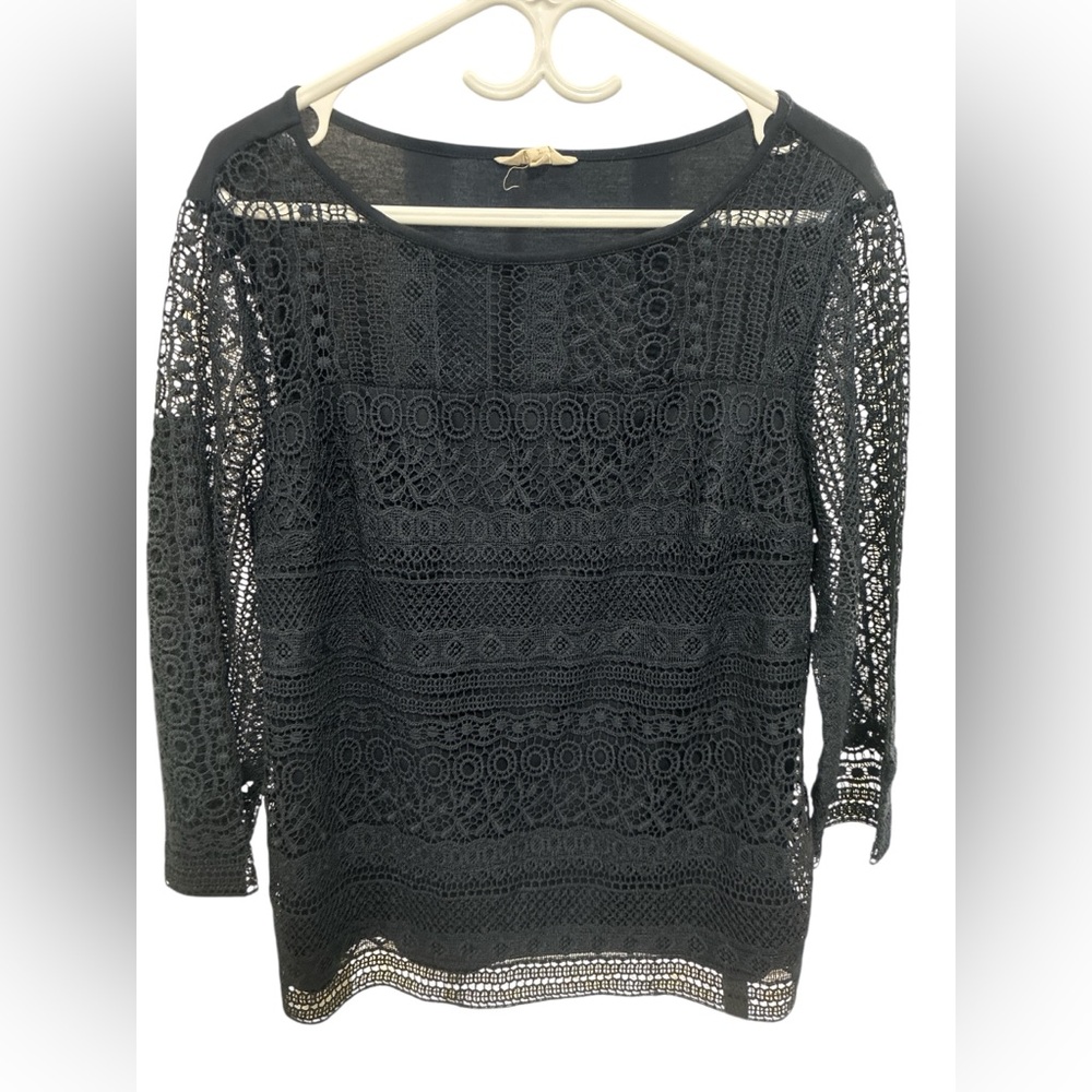 Adiva Navy Blue Knit Top